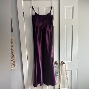 Long purple dress